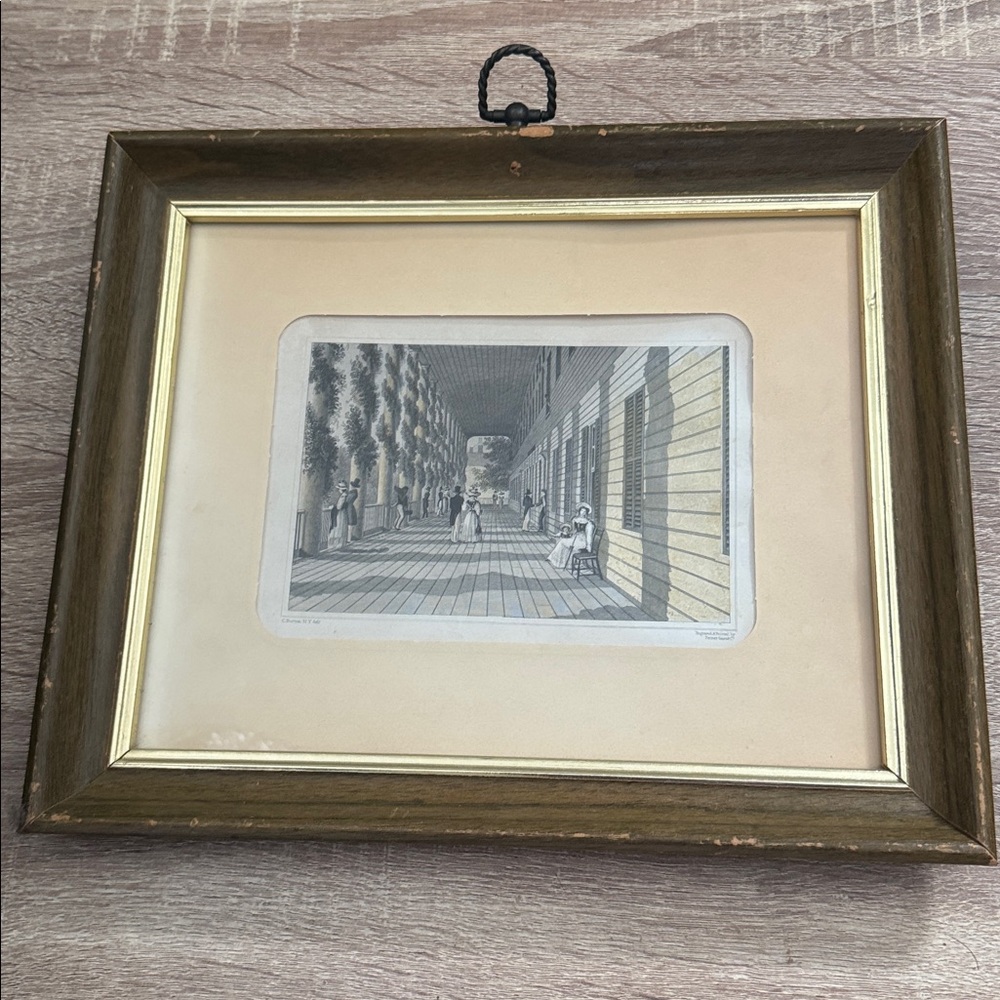 Vintage Framed Engraving